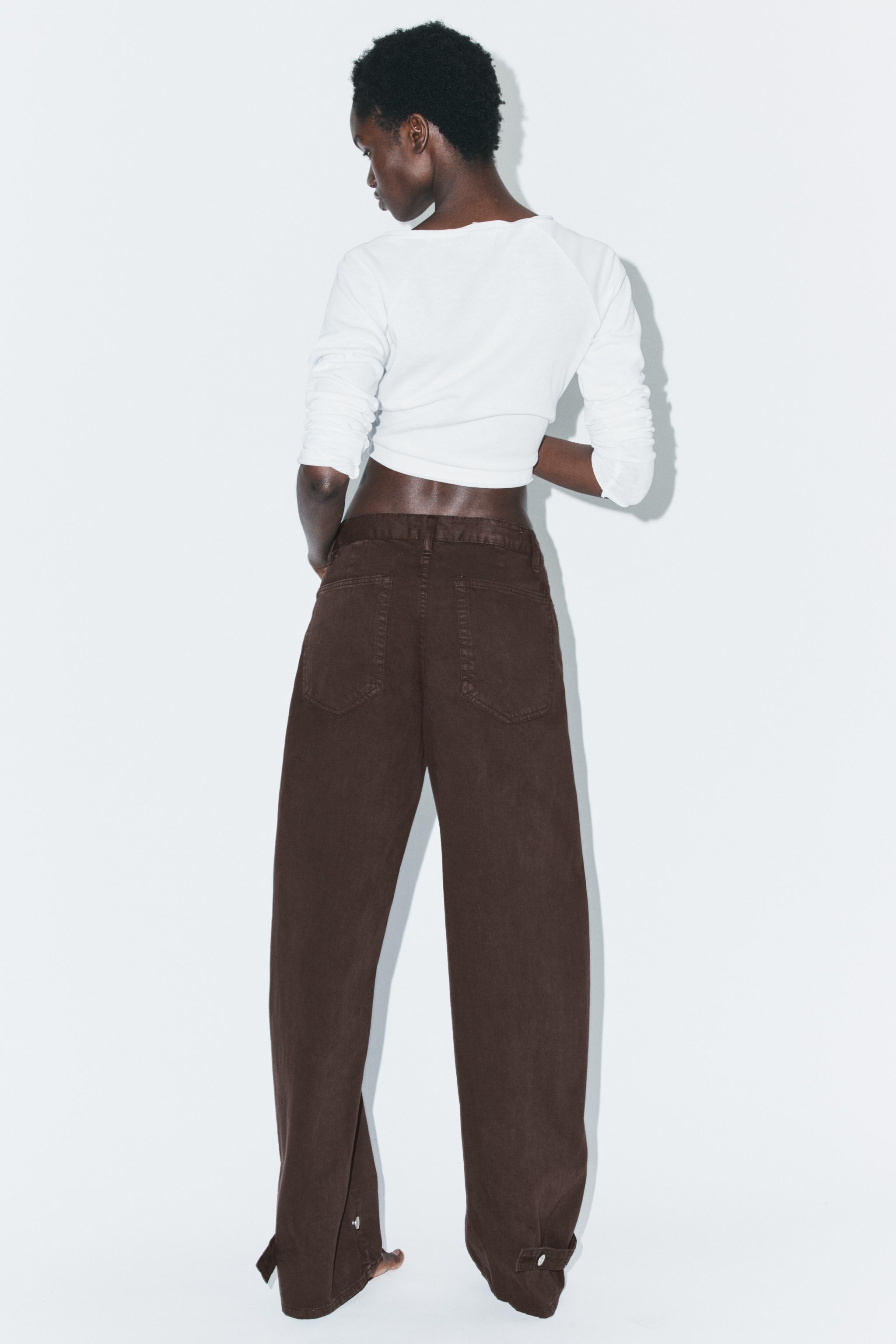 JEANS TRF BALLOON TAILLE NORMALE AVEC BRIDE